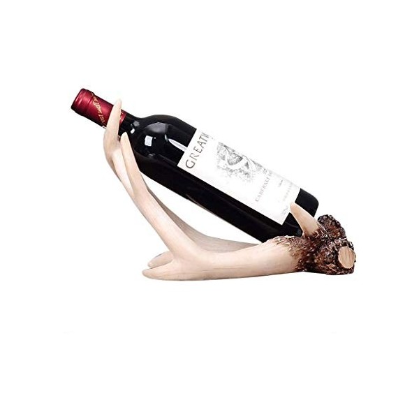 Support de stockage de vin de table Support de stockage de vin Casier à vin en résine simple Décoration Personnalité Maison C