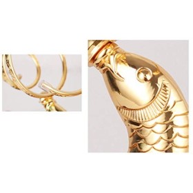 Casier à vin Porte-Bouteilles sur Pied Koi Casier à vin Mode Simulation Fer Art Porte-vin Décorations dintérieur de Maison C