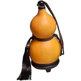 ornements feng shui, bouteille de gourde, Pot à vin Bouteille deau portable en plein air avec pendentif en forme de gourde à