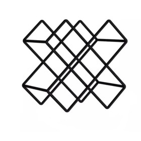 Casier à vin Pendentif Haut de Gamme casier à vin en Forme de Diamant créatif casier à vin en Treillis Maison Supports de Sto