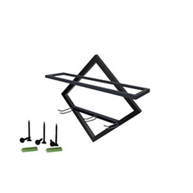 Casier à vin en Fer casier à vin Rouge Simple Salon Rangement Mural Ensemble de Verres à vin Rouge Support créatif Bar tentur