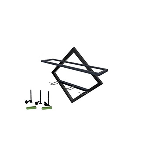 Casier à vin en Fer casier à vin Rouge Simple Salon Rangement Mural Ensemble de Verres à vin Rouge Support créatif Bar tentur