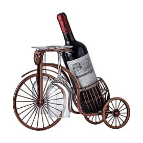 Casier à vin créatif en métal casier à vin Vintage Bouteille de vin et Support en Verre Barre décoration de la Maison présent