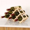 GaRcan Casier à vin Casier à vin en Bois Porte-Vin Créatif Pliant Casier à Vin en Bois Ornements Ornements Multi-Bouteilles C