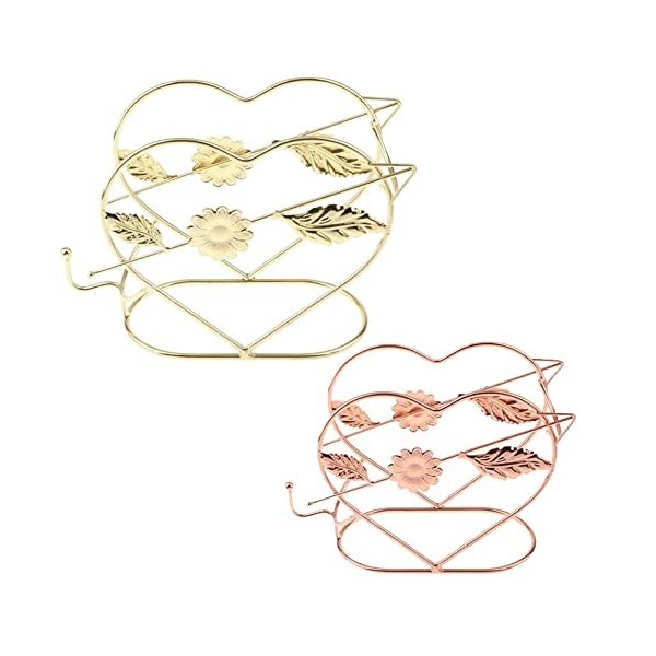 Casier à vin Bouteille Unique Casier à vin en Fer forgé Casier à vin européen créatif Casier à vin en Forme de Coeur Ornement