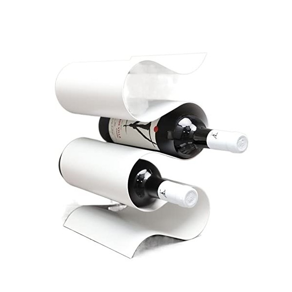 Casier à vin Casier à vin en métal en Forme de S, modèle de Salle détude, Salon, Salle à Manger, décoration de Bureau, Ornem