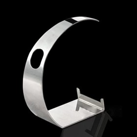 Casier à vin Casier à vin en acier inoxydable porte-bouteille de vin unique comptoir casiers à vin affichage barre décoration