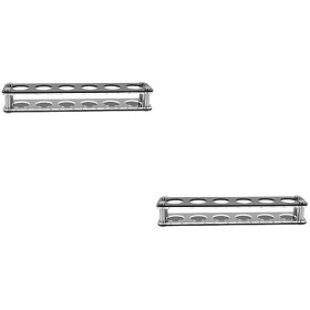 PRETYZOOM 2 Pièces Casier à Verres à Vin Whisky Panneau De De Bière Plateau De En Verre à Liqueur Porte-gobelet à Vin Verres 