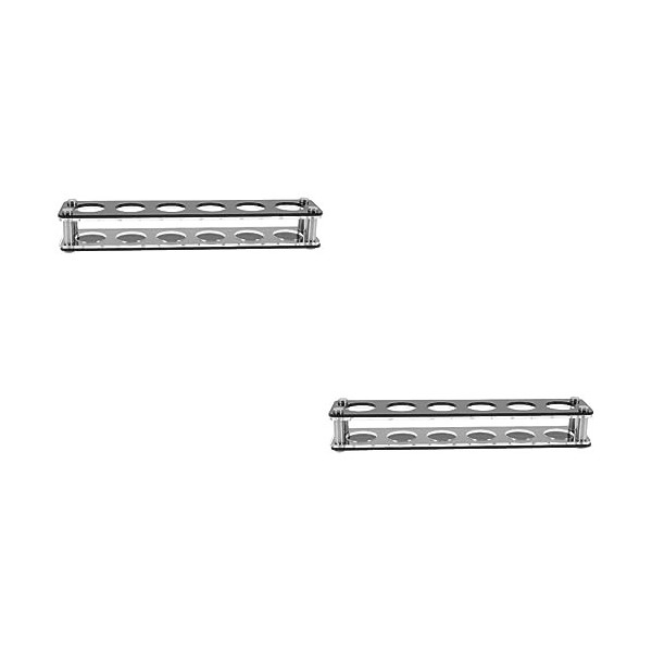 PRETYZOOM 2 Pièces Casier à Verres à Vin Whisky Panneau De De Bière Plateau De En Verre à Liqueur Porte-gobelet à Vin Verres 