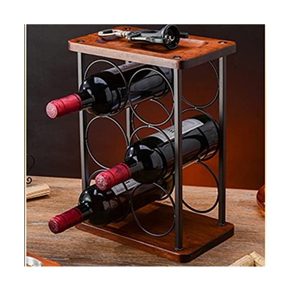 Casier à vin Support de Stockage de vin, Support de Verre à vin Multifonctionnel, Cuisine Domestique, Support de Rangement à 