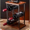 Casier à vin Support de Stockage de vin, Support de Verre à vin Multifonctionnel, Cuisine Domestique, Support de Rangement à 
