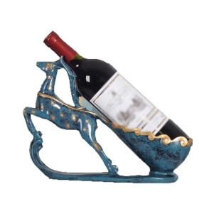 MObyat Casier à vin Casier à vin créatif en Forme de cerf, Porte-Bouteille, casier à vin Rouge, Ornements artisanaux Casier à
