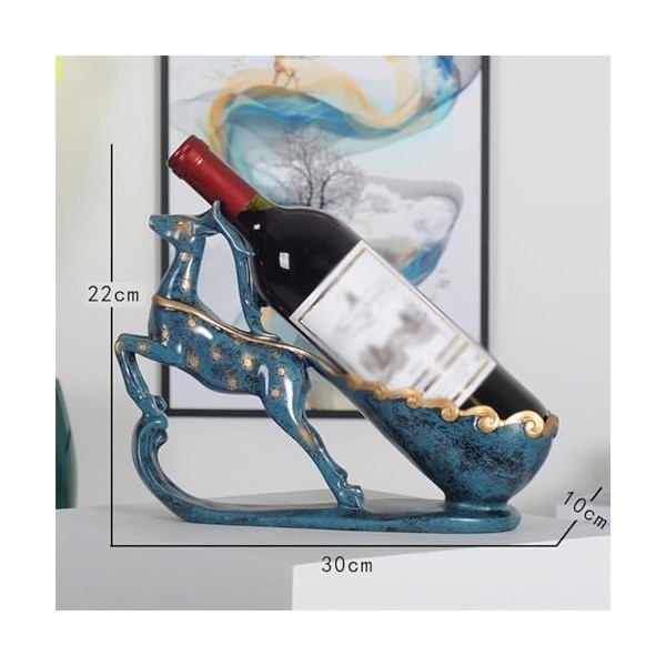 MObyat Casier à vin Casier à vin créatif en Forme de cerf, Porte-Bouteille, casier à vin Rouge, Ornements artisanaux Casier à