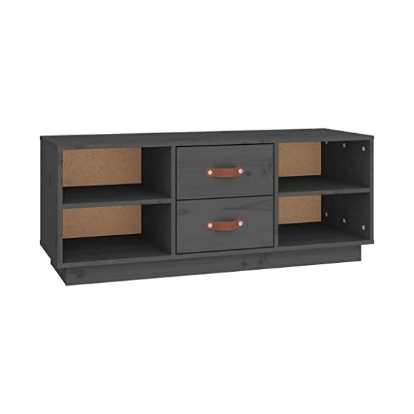 vidaXL Meuble TV Mural, Armoire de Télévision Suspendue, Meuble Télé avec Rangement Salon Salle de Séjour, Scandinave, Marron