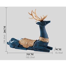 HEXEH Casier à Vin Cerf Support en Forme de vin Sculpture en Forme danimaux Titulaire de vin Décoration intérieure Cadeaux l