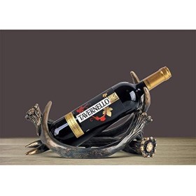 SCIAZA Sculpture en résine Blanche casier à vin créatif Fait à la Main Statue Abstraite Maison Salon Armoire à vin Bureau Mar