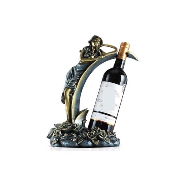 EINES Casier à vin de comptoir Support de Stockage de vin casier à vin Cuisine Salle à Manger résine casier à vin décoratif c