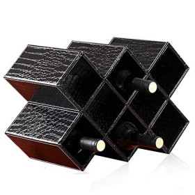 Casier à vin Accueil Support Rouge Support de Verre à Vin Restaurant Bar 5/8 Bouteilles Support Peut Combinaison Affichage Sh