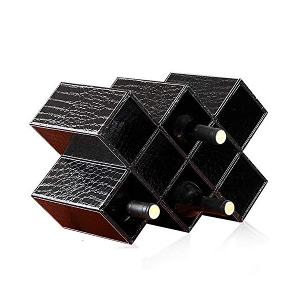 Casier à vin Accueil Support Rouge Support de Verre à Vin Restaurant Bar 5/8 Bouteilles Support Peut Combinaison Affichage Sh