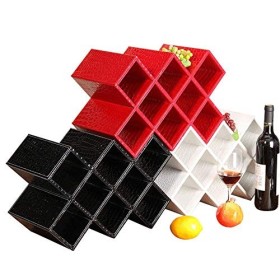 Casier à vin Accueil Support Rouge Support de Verre à Vin Restaurant Bar 5/8 Bouteilles Support Peut Combinaison Affichage Sh