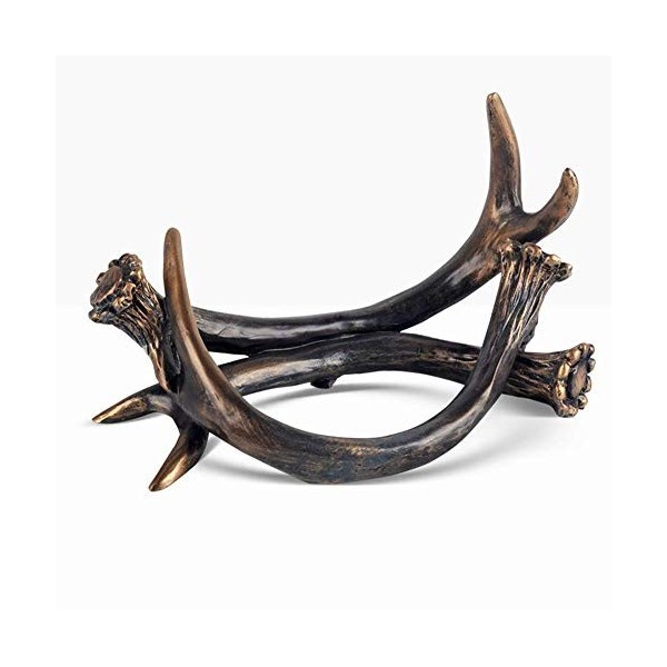 SCIAZA Sculpture en résine Blanche casier à vin créatif Fait à la Main Statue Abstraite Maison Salon Armoire à vin Bureau Mar