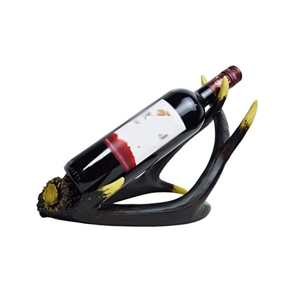 Wnota Porte Bouteilles Porte-Bouteilles De Vin en Résine, Armoires De Restaurant, Porte-Bouteilles De Vin Creative Antler, Pe