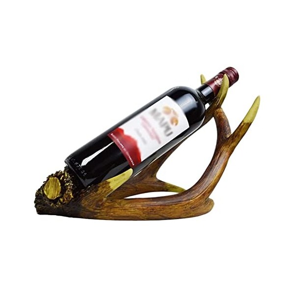 Wnota Porte Bouteilles Porte-Bouteilles De Vin en Résine, Armoires De Restaurant, Porte-Bouteilles De Vin Creative Antler, Pe