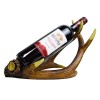 Wnota Porte Bouteilles Porte-Bouteilles De Vin en Résine, Armoires De Restaurant, Porte-Bouteilles De Vin Creative Antler, Pe