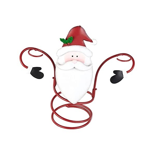 Casier à vin Porte-verre à vin de Noël sur pied Porte-bouteille de vin de vacances Décorations artisanales en métal Ornements