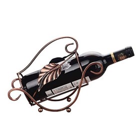 Casier à vin créatif en fer forgé salon européen armoires de cuisine décoration support de vin rouge rétro restaurant bar orn