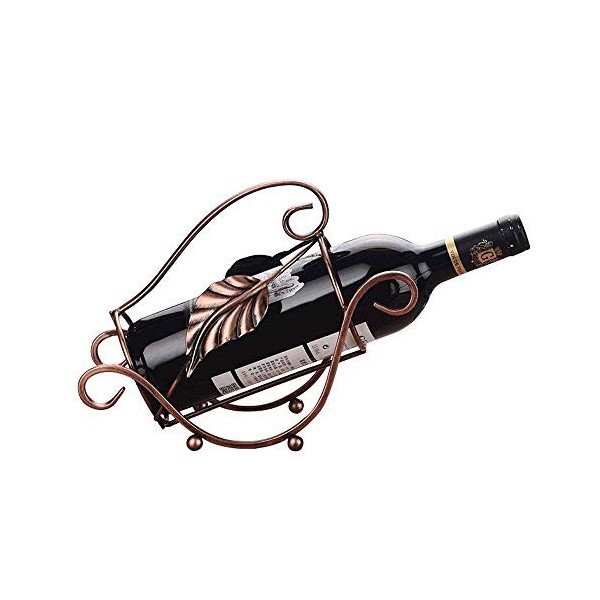 Casier à vin créatif en fer forgé salon européen armoires de cuisine décoration support de vin rouge rétro restaurant bar orn