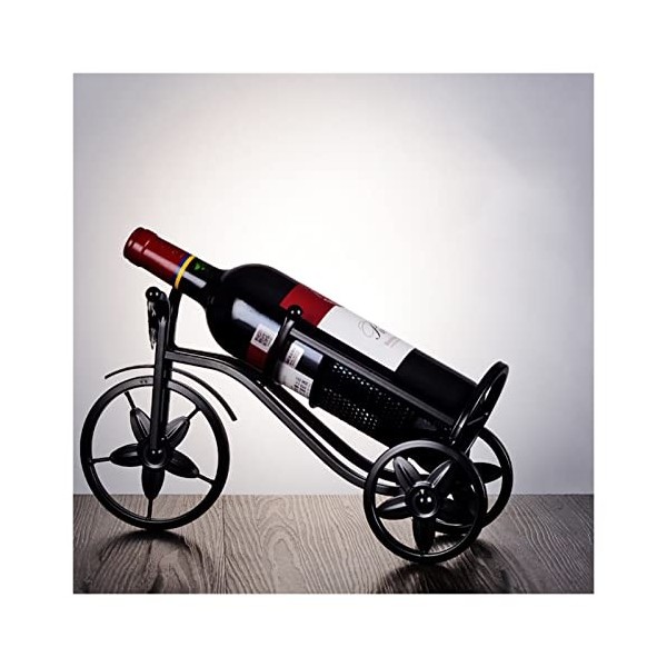 Casier à vin décoré en Forme de Wagon – Casier à vin pour Bouteilles Simples pour comptoir, Table – Support à vin pour décora
