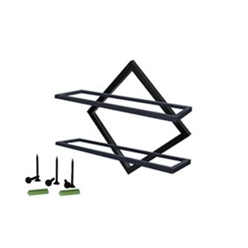 Casier à vin en Fer casier à vin Rouge Simple Salon Rangement Mural Ensemble de Verres à vin Rouge Support créatif Bar tentur