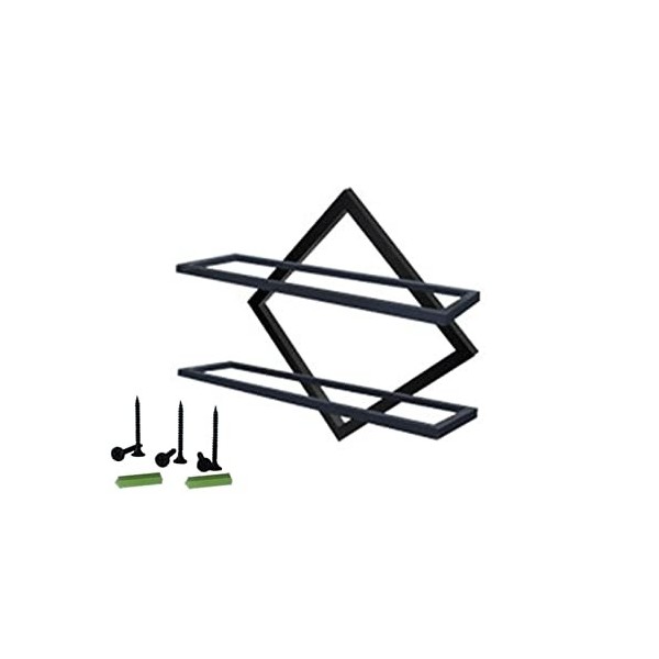 Casier à vin en Fer casier à vin Rouge Simple Salon Rangement Mural Ensemble de Verres à vin Rouge Support créatif Bar tentur