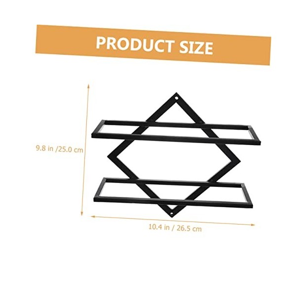 Ciieeo 3 Pièces Casiers à Vin Muraux Vin Monté Casier à Vin Résistant Casier à Vin Rouge Étagère à Vin Casier à Vin pour Mur 