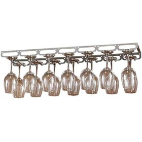 VejiA Casier à vin en fer suspendu, casier à verres à vin, Bars, salons, hôtels, Restaurants, décoration, étagère de rangemen