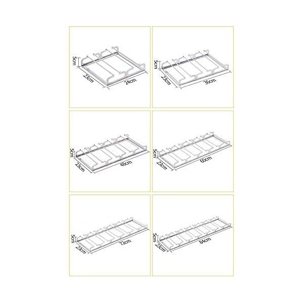 VejiA Casier à vin en fer suspendu, casier à verres à vin, Bars, salons, hôtels, Restaurants, décoration, étagère de rangemen