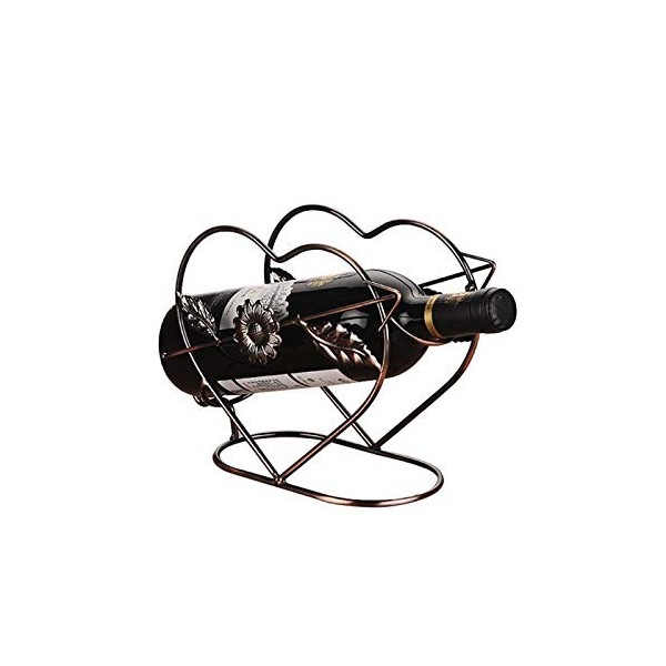 Casier à vin sur pied européen casier à vin rétro étagère à raisin décoration de la maison porte-bouteilles debout organisate