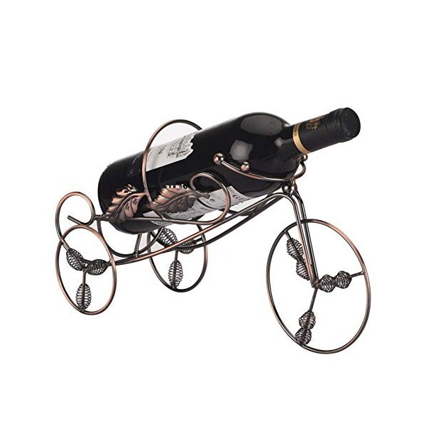 Casier à vin sur pied casier à vin de voiture européen vintage fer artisanat ornements de maison casier à vin de comptoir pou