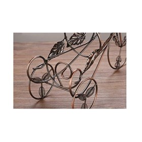 Casier à vin sur pied casier à vin de voiture européen vintage fer artisanat ornements de maison casier à vin de comptoir pou