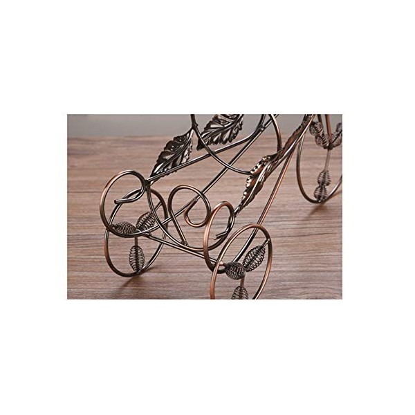 Casier à vin sur pied casier à vin de voiture européen vintage fer artisanat ornements de maison casier à vin de comptoir pou