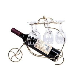 SHERAF Casier à vin sur Pied en Fer forgé, décoration darmoire à vin, casier à vin de Style européen, adapté pour Un Placeme