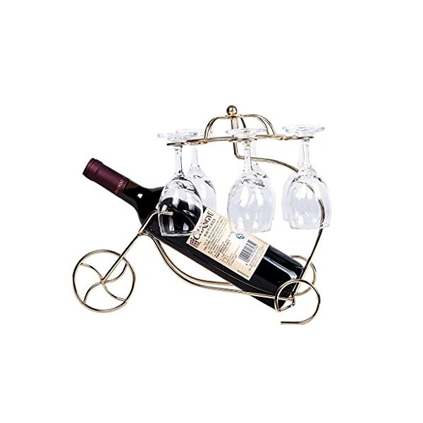 SHERAF Casier à vin sur Pied en Fer forgé, décoration darmoire à vin, casier à vin de Style européen, adapté pour Un Placeme