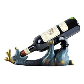SHERAF Casier à vin sur Pied Casier à vin de Style européen en Forme de cerf Casier à vin adapté aux Ornements de décoration 