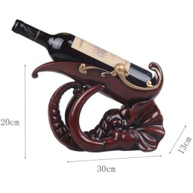 EINES Casier à vin de comptoir Support de Stockage de vin européen, décoration de Cuisine, Salle à Manger, casier à vin en ré