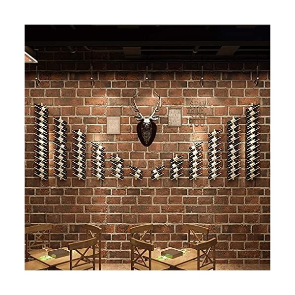 Le casier à vin Mural en Fer forgé Peut être empilé casier à vin placé obliquement casier à Bouteilles de vin européen Simple