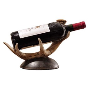 Casier à vin Autoportant Créatif Imitation Bois Casier à vin Décoration Salon Européen Maison Simple Personnalité Maison Comp