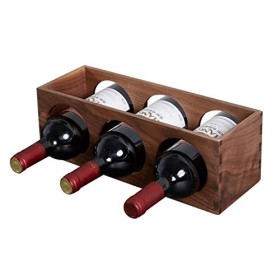 Casier à vin Ménage autonome Petit casier à vin de comptoir indépendant pouvant empiler 3 bouteilles dornements de décoratio