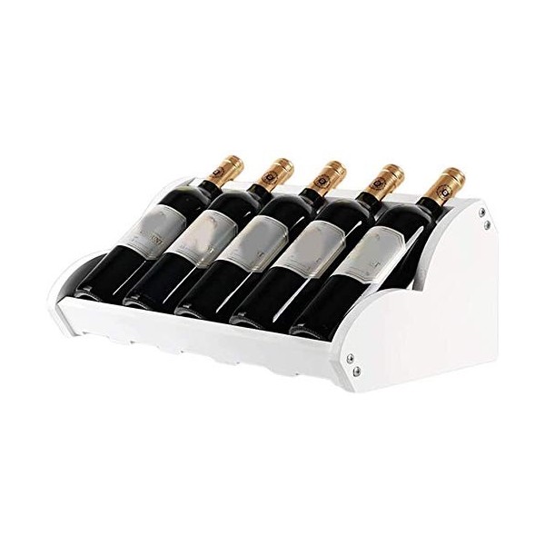 ELzEy Casier à vin Rouge en Bois Massif décoration Moderne Simple casier à vin en Bois présentoir à vin Stockage/C1 Full Moon