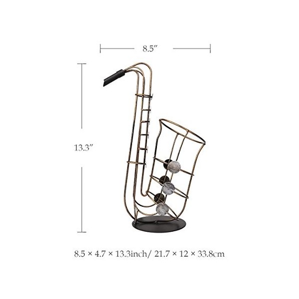 Casier à vin Casier à vin Porte-Bouteille de vin créatif Beau et Pratique Casier à vin Ornement Durable Artisanat pour Bar de